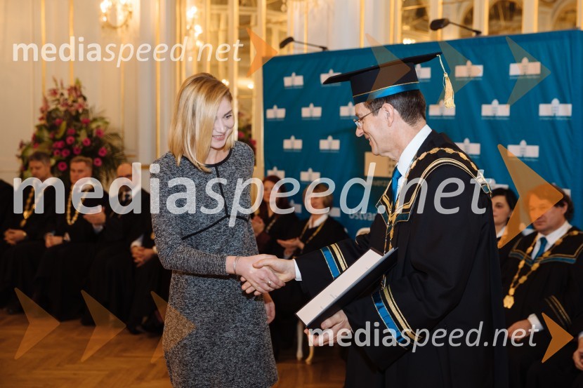 dr. Kaja Prislan, Fakulteta za varnostne vede, Univerza v Mariboru; prof. dr. Zdravko Kačič, rektor Univerze v MariboruRektorjev dan Univerze v Mariboru 2020