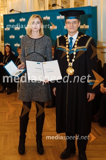 dr. Kaja Prislan, Fakulteta za varnostne vede, Univerza v Mariboru; prof. dr. Zdravko Kačič, rektor Univerze v MariboruRektorjev dan Univerze v Mariboru 2020