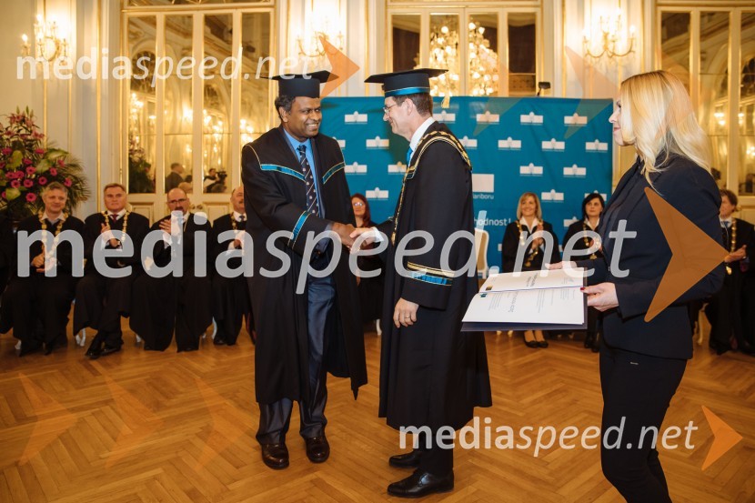  Ponnuthurai  Nagaratnam Suganthan, profesor; prof. dr. Zdravko Kačič, rektor Univerze v MariboruRektorjev dan Univerze v Mariboru 2020