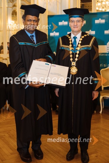  Ponnuthurai  Nagaratnam Suganthan, profesor; prof. dr. Zdravko Kačič, rektor Univerze v MariboruRektorjev dan Univerze v Mariboru 2020