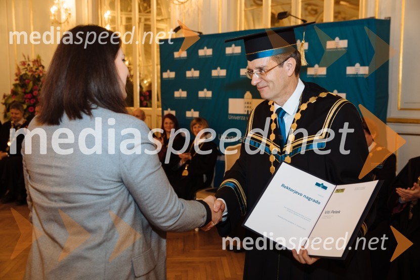  Vita  Petek, Fakulteta za turizem UM; prof. dr. Zdravko Kačič, rektor Univerze v MariboruRektorjev dan Univerze v Mariboru 2020