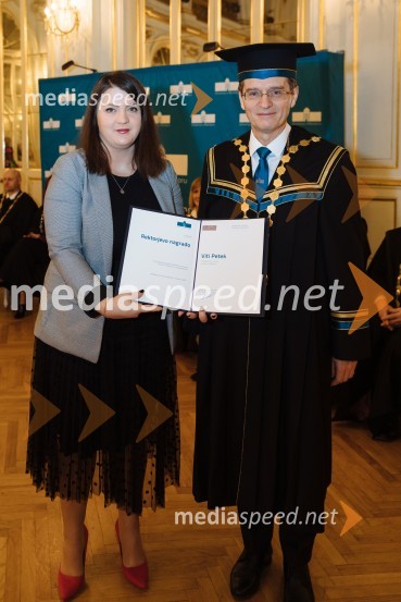  Vita  Petek, Fakulteta za turizem UM; prof. dr. Zdravko Kačič, rektor Univerze v MariboruRektorjev dan Univerze v Mariboru 2020