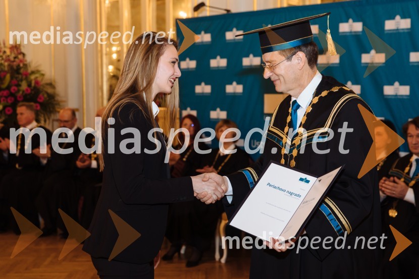  Barbara Ljubec, Fakulteta za kemijo in kemijsko tehnologijo UM; prof. dr. Zdravko Kačič, rektor Univerze v MariboruRektorjev dan Univerze v Mariboru 2020