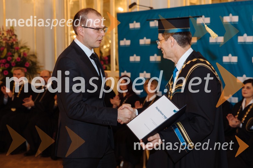  Kristijan Skok, specializant patologije in asistent na Medicinski fakulteti v Mariboru; prof. dr. Zdravko Kačič, rektor Univerze v MariboruRektorjev dan Univerze v Mariboru 2020