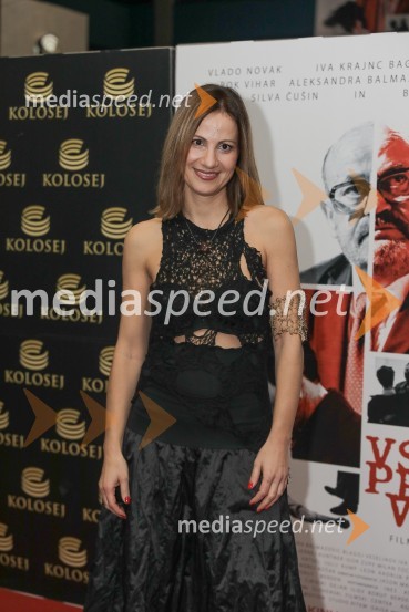  Aleksandra  Balmazović, igralkaVsi proti vsem, premiera slovenskega filma