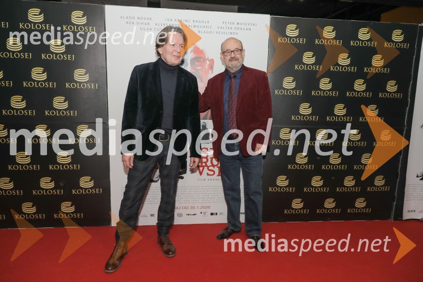  Andrej Košak, režiser;  Vlado Novak, igralecVsi proti vsem, premiera slovenskega filma