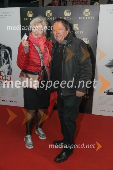  Darja Lovšin;  Peter Lovšin - Pero, pevecVsi proti vsem, premiera slovenskega filma