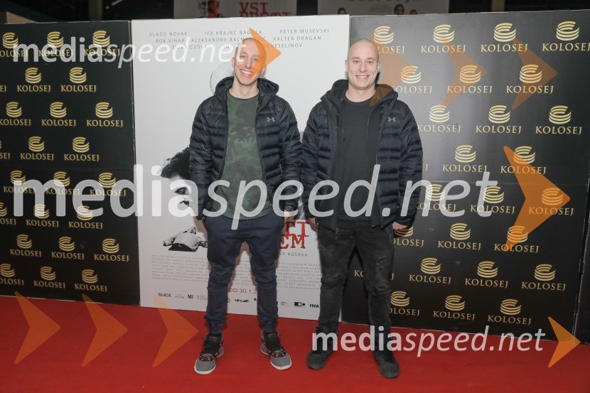  Filip Križišnik, F&B Acrobatics;  Blaž Slanič, F&B AcrobaticsVsi proti vsem, premiera slovenskega filma