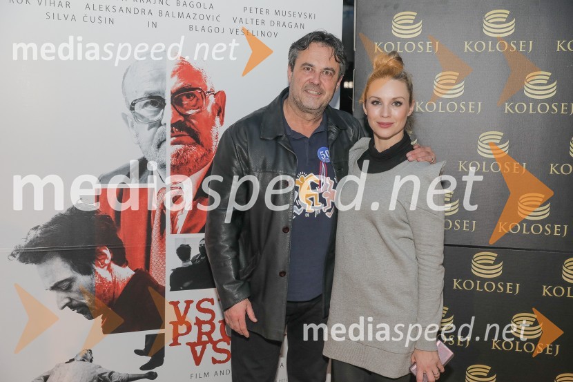  Jernej Kuntner, igralec;  Iva Krajnc Bagola, igralkaVsi proti vsem, premiera slovenskega filma