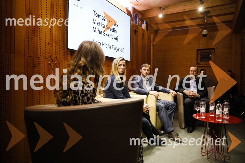 Pogovor o inovativnosti z mag. Metko Svetlin, dr. Mihom Škerlavajem in mag. Tomažem Laniškom