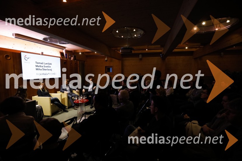 Pogovor o inovativnosti z mag. Metko Svetlin, dr. Mihom Škerlavajem in mag. Tomažem Laniškom