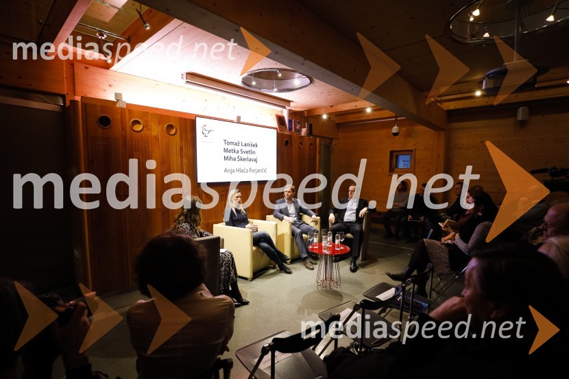 Pogovor o inovativnosti z mag. Metko Svetlin, dr. Mihom Škerlavajem in mag. Tomažem Laniškom