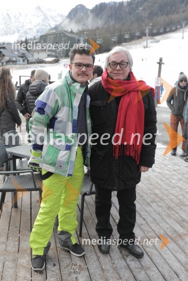 Znani Slovenci na smučeh in saneh