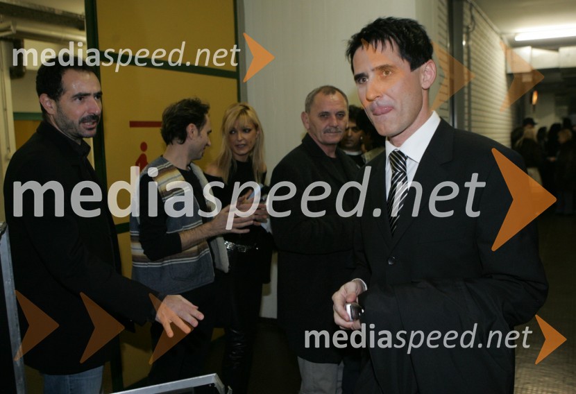 Hrvaški pevec Dražen Zečić (levo) in Stojan Auer, Net tv (desno)RTV Net praznuje rojstni dan