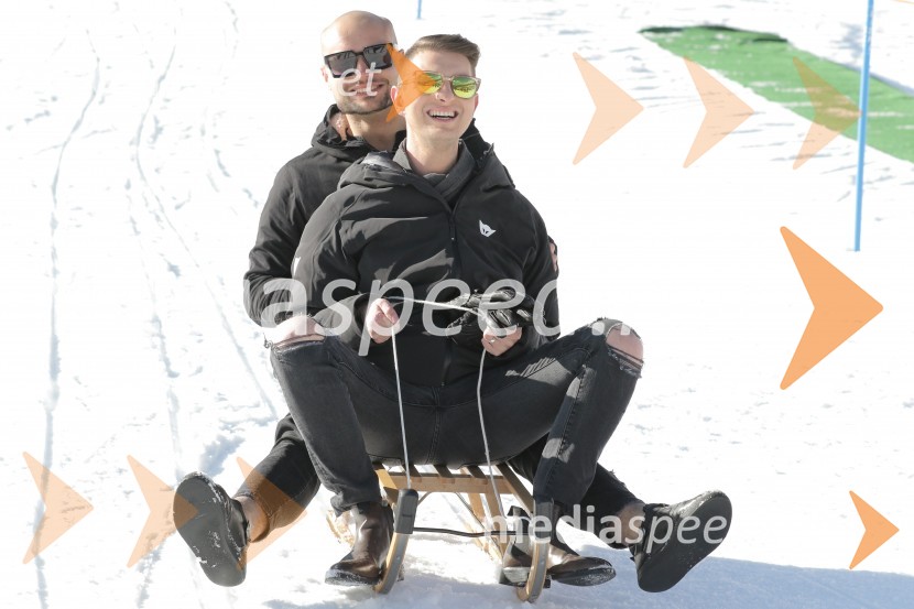 Znani Slovenci na smučeh in saneh