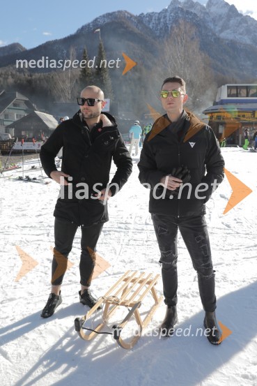 Znani Slovenci na smučeh in saneh