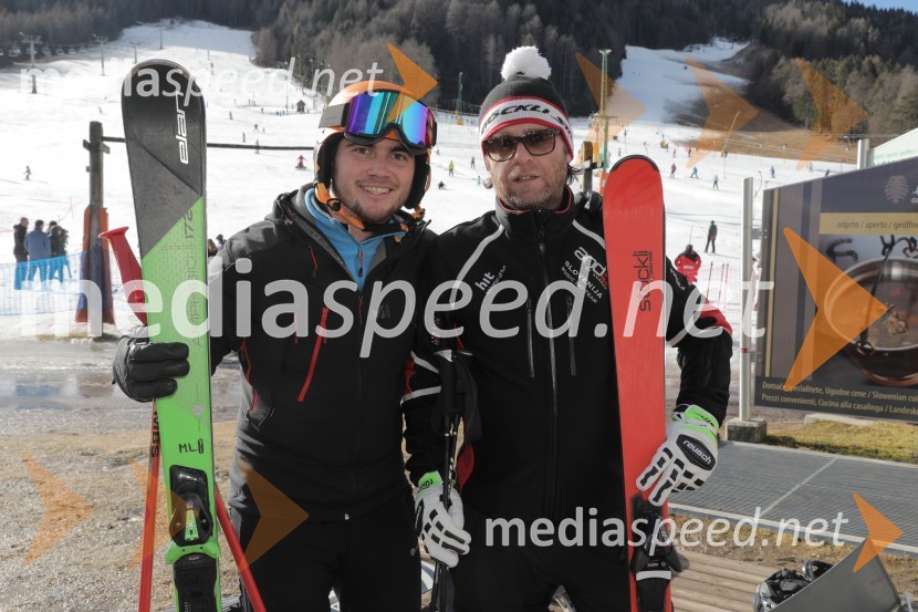 Znani Slovenci na smučeh in saneh