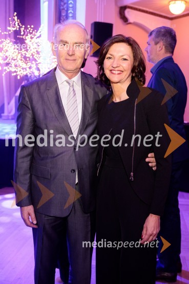  Jože  Mermal, predsednik uprave BTC-ja; prof. dr. Maja Makovec Brenčič, nekdanja ministrica za izobraževanje, znanost in športPriznanje za življenjsko delo na področju managementa Jožetu Mermalu, januarsko srečanje Združenja Manager