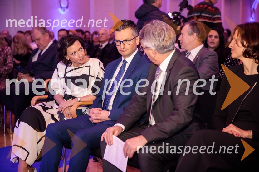 Priznanje za življenjsko delo na področju managementa Jožetu Mermalu, januarsko srečanje Združenja Manager