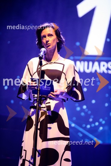 Priznanje za življenjsko delo na področju managementa Jožetu Mermalu, januarsko srečanje Združenja Manager