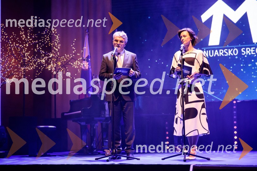 Priznanje za življenjsko delo na področju managementa Jožetu Mermalu, januarsko srečanje Združenja Manager