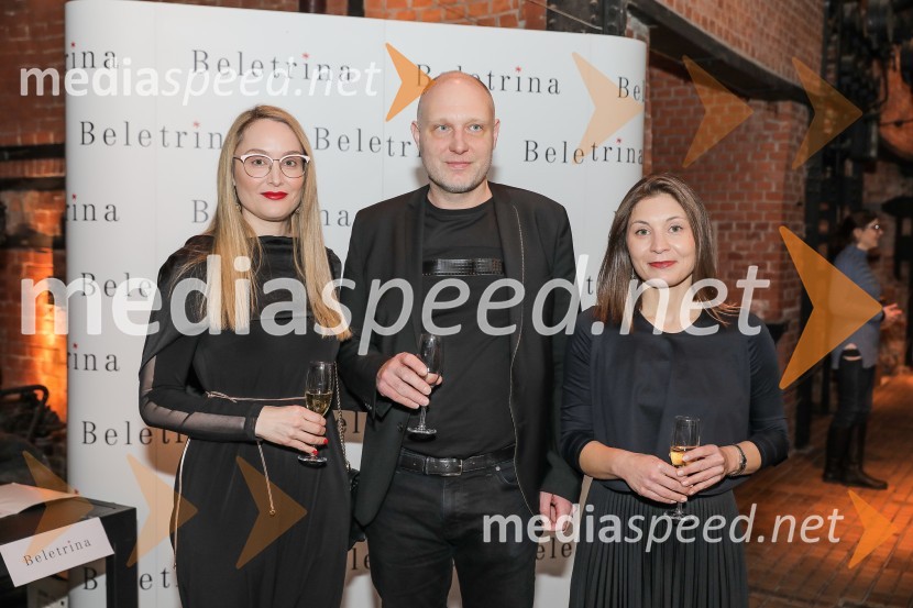  Maja Čander, direktorica, zavod Kreativna baza;  Mitja Čander, direktor, založba Beletrina;   Alma  Čaušević Klemenčič, izvršna direktorica BeletrineBeletrina, sprejem