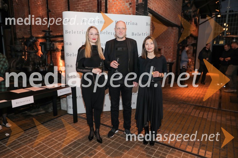 Maja Čander, direktorica, zavod Kreativna baza;  Mitja Čander, direktor, založba Beletrina;   Alma  Čaušević Klemenčič, izvršna direktorica BeletrineBeletrina, sprejem