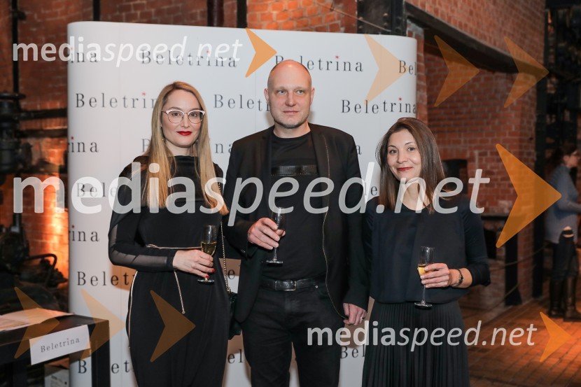  Maja Čander, direktorica, zavod Kreativna baza;  Mitja Čander, direktor, založba Beletrina;   Alma  Čaušević Klemenčič, izvršna direktorica BeletrineBeletrina, sprejem