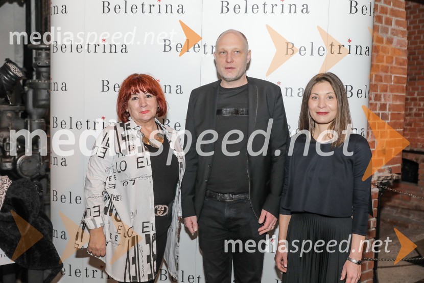 Vlasta Nussdorfer, svetovalka predsednika republike;  Mitja Čander, direktor, založba Beletrina;   Alma  Čaušević Klemenčič, izvršna direktorica in prokuristka BeletrineBeletrina, sprejem