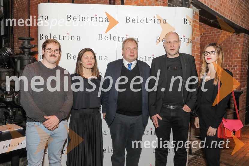  ... ;   Alma  Čaušević Klemenčič, izvršna direktorica Beletrine;  ... ;  Mitja Čander, direktor, založba Beletrina;  Tina  Lamovšek, urednica, Radio PrviBeletrina, sprejem