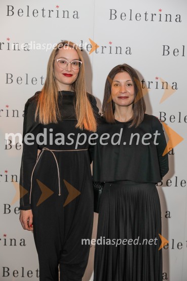  Maja Čander, direktorica, zavod Kreativna baza;   Alma  Čaušević Klemenčič, izvršna direktorica BeletrineBeletrina, sprejem