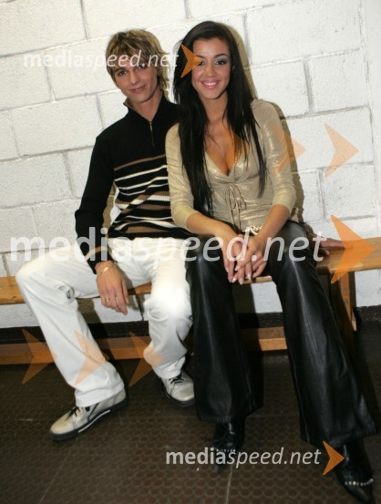 Pevec Rok Kosmač in Sanja Grohar, Miss Slovenije 2005RTV Net praznuje rojstni dan