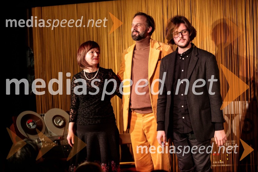  Diana Koloini, umetniška direktorica, Drama SNG Maribor;  Uroš Fürst, igralec;  Jan Krmelj, režiserŽivljenje drugih, premiera drame