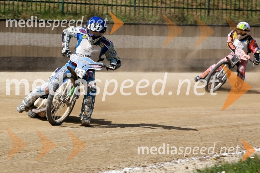 Ladislav Vida, Slovenija (Speedway team Lendava) in Dalibor Bot, Slovenija (Speedway team Lendava)Speedway, DP posameznikov 2008, 4. dirka - finale