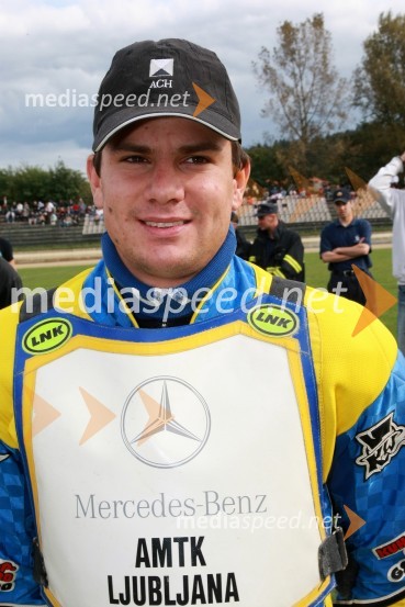 Matic Voldrih, Slovenija (AMTK Ljubljana)Speedway, DP posameznikov 2008, 4. dirka - finale