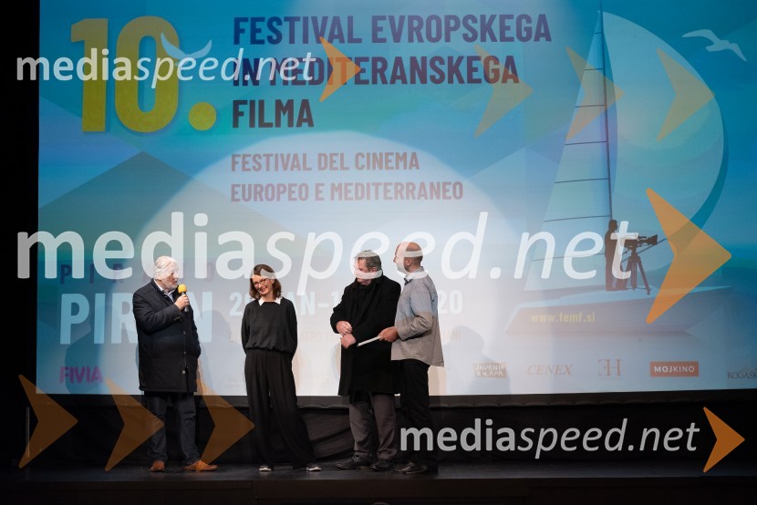  Boris Cavazza, igralec;  Katja Colja, režiserka in scenaristka;  ... ;  Klemen Žun, filmski analitikFestival evropskega in mediteranskega filma, zaključek