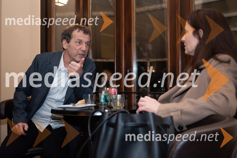  Janko Čretnik, direktor Festivala evropskega in mediteranskega filma;  Saša  Broz , režiserkaFestival evropskega in mediteranskega filma, zaključek