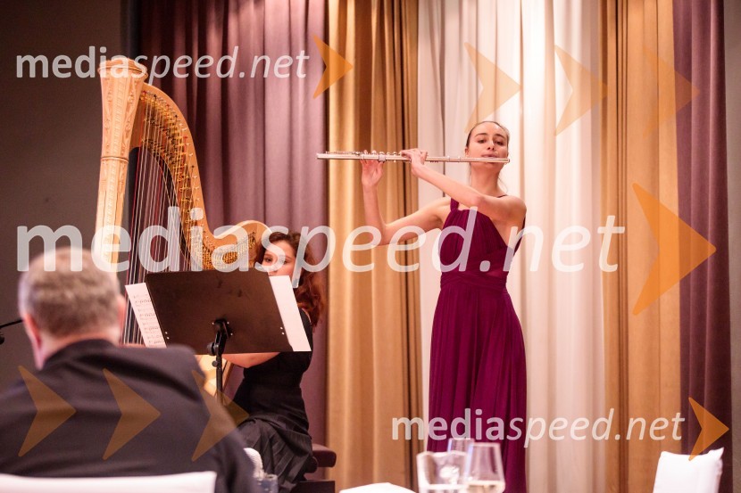  Leto  Križanič Žorž, harfistka;  Dorotea  Senica, flavtistka, Mladi up 201622. Burns-Prešernov večer 2020