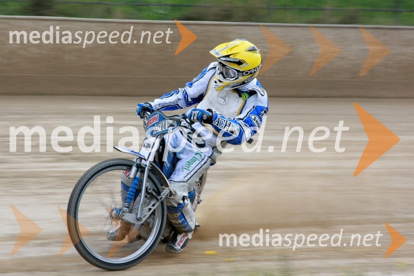 Matej Žagar, Slovenija (AMTK Ljubljana)Speedway, DP posameznikov 2008, 4. dirka - finale