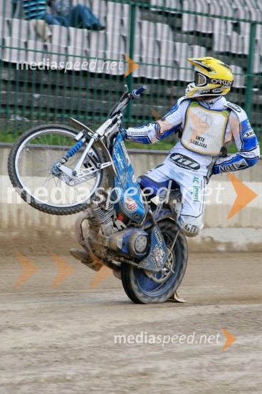 Matej Žagar, Slovenija (AMTK Ljubljana)Speedway, DP posameznikov 2008, 4. dirka - finale
