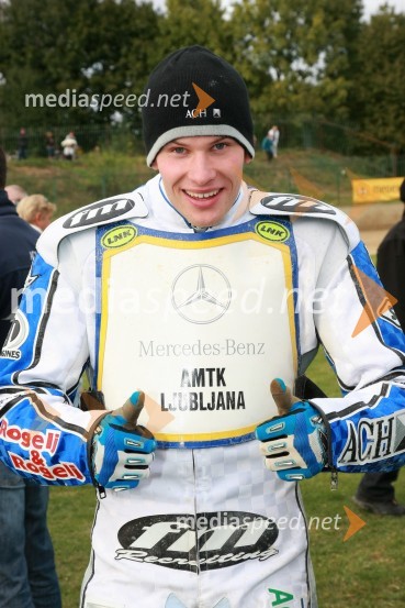 Matej Žagar, Slovenija (AMTK Ljubljana)Speedway, DP posameznikov 2008, 4. dirka - finale