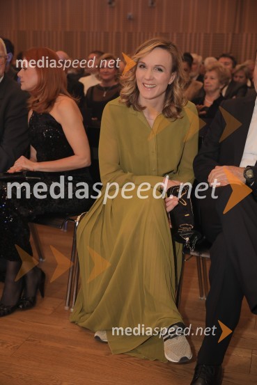  Petra Majdič, nekdanja slovenska smučarska tekačica, članica Odbora za podeljevanje Bloudkovih priznanj55. podelitev Bloudkovih priznanj