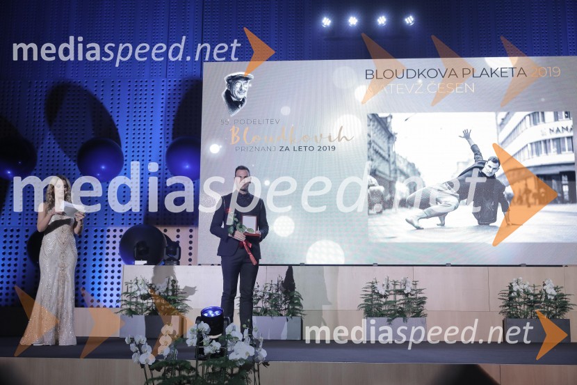  ... ;  Matevž Česen, poklicni plesalec, koreograf, trener športnega plesa, plesni sodnik 55. podelitev Bloudkovih priznanj