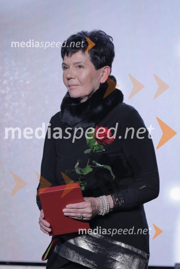   Sonja  Poljšak, dolgoletna predsednica Komisije za zamejski šport pri Olimpijskem komiteju Sloveniji55. podelitev Bloudkovih priznanj