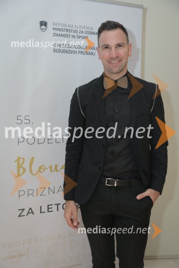  Matevž Česen, poklicni plesalec, koreograf, trener športnega plesa, plesni sodnik 55. podelitev Bloudkovih priznanj