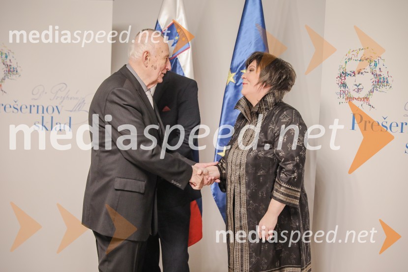  Stojan Kerbler, fotografska legenda;  Ira Ratej, dramaturginjaPodelitev Prešernovih nagrad ob slovenskem kulturnem prazniku