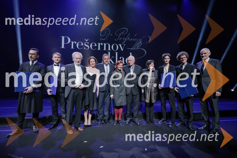 Podelitev Prešernovih nagrad ob slovenskem kulturnem prazniku
