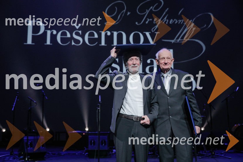  Milko Šparemblek, baletni plesalec, pedagog, koreograf, direktor in dramaturg;  Stojan Kerbler, fotografska legendaPodelitev Prešernovih nagrad ob slovenskem kulturnem prazniku