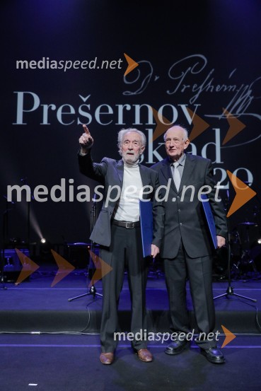 Milko Šparemblek, baletni plesalec, pedagog, koreograf, direktor in dramaturg;  Stojan Kerbler, fotografska legendaPodelitev Prešernovih nagrad ob slovenskem kulturnem prazniku