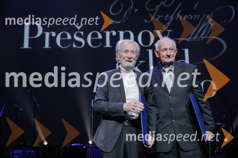  Milko Šparemblek, baletni plesalec, pedagog, koreograf, direktor in dramaturg;  Stojan Kerbler, fotografska legendaPodelitev Prešernovih nagrad ob slovenskem kulturnem prazniku